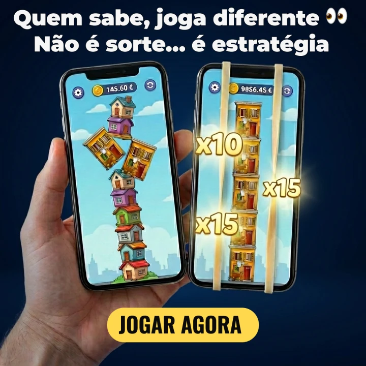 Jogo de estratégia de construção de torres